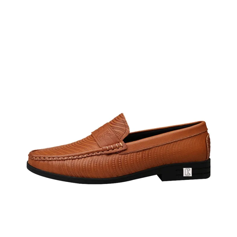 CKVUSAMG Loafers Unisex Red Brown/Khaki-0