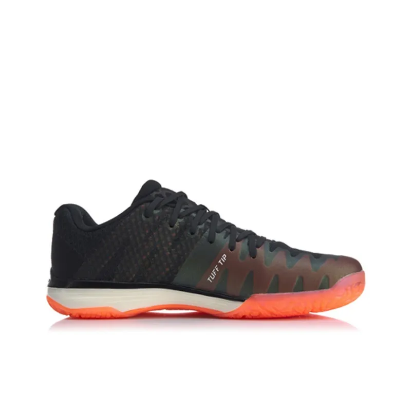 LiNing Gyrfalcon 2.0 Breathable, Lightweight, Slip Resistant Low Top Badminton Shoes Unisex Black-1