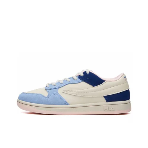 FILA FUSION T88 SKB Anti Slip Wear Resistant Low Top Skateboard Shoes Women's White Blue