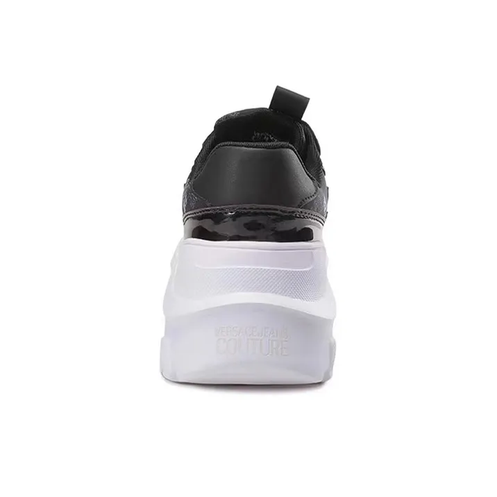 VERSACE JEANS Couture Versace Low Top Sports Casual Shoes Men's Black-6