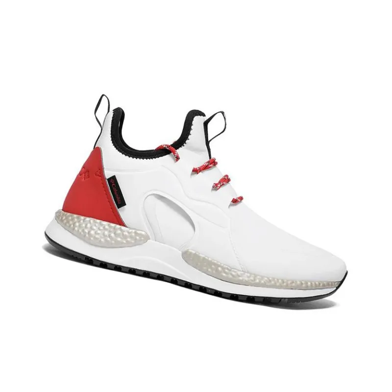 Columbia Slip Resistant, Abrasion Resistant, Waterproof Mid Top Casual Shoes Men's White Red-1