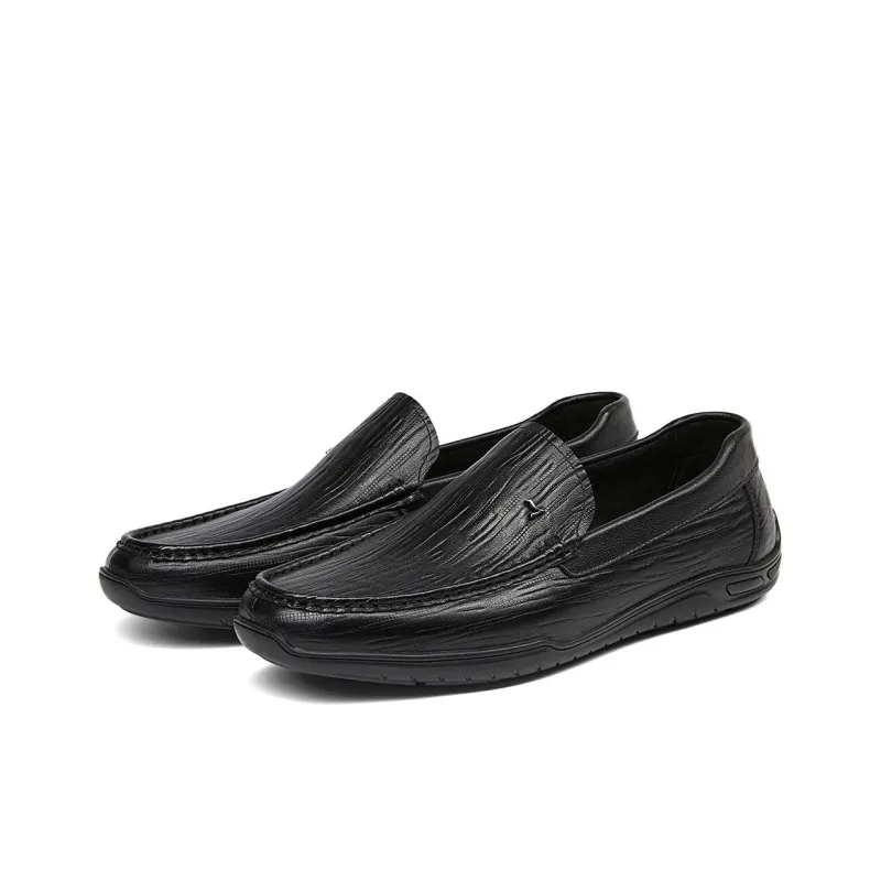 SEVEN Loafers Men Low Top Black-1