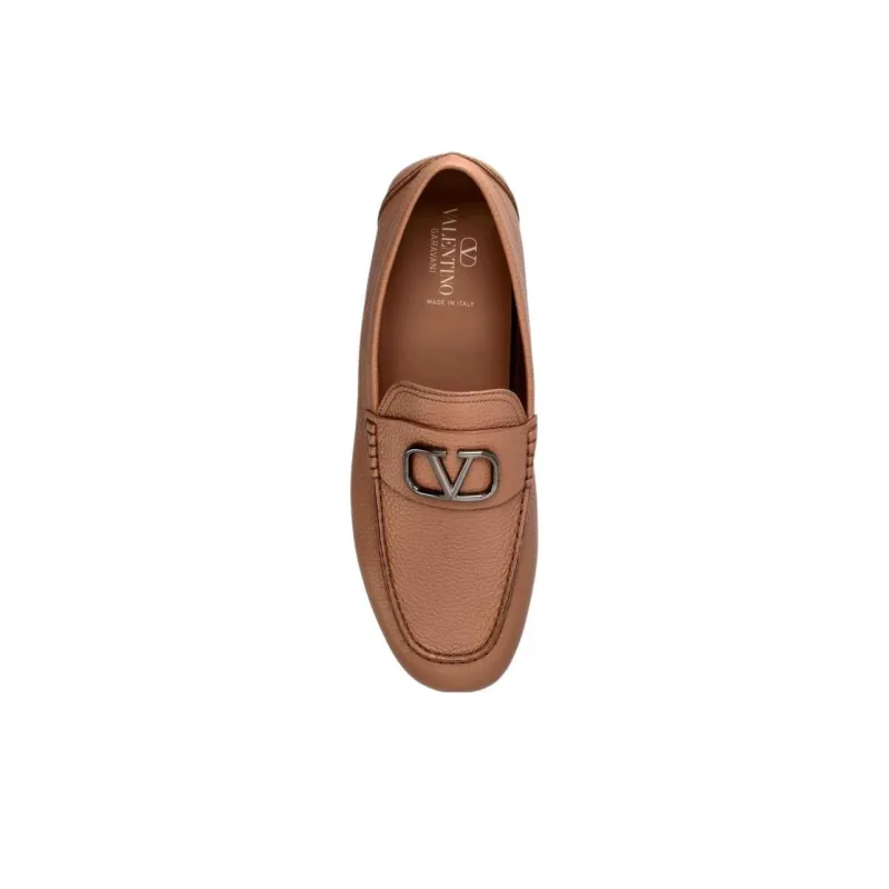 Valentino VLogo Signature Slip On Loafers-4