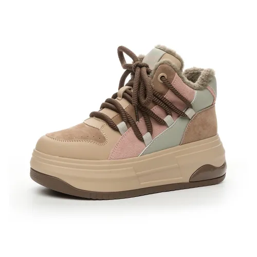 NRDROFFICIAL Slip Resistant High Top Casual Shoes Women's
