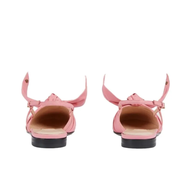 GUCCI Flat Shoes Women's Pink Year Of The Rabbit Limited-3