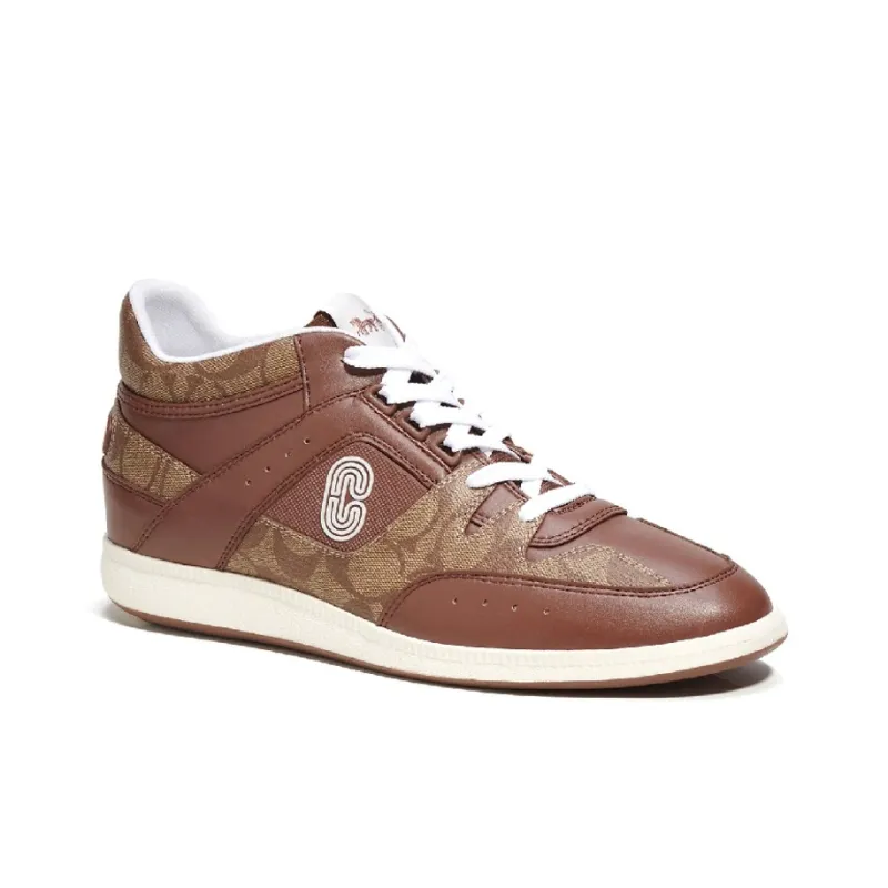 COACH Low Top Stylish Skateboarding Shoes Men's Brown-2