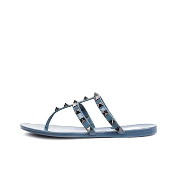 Valentino Rubber Sole Flip Flops Women's Blue
