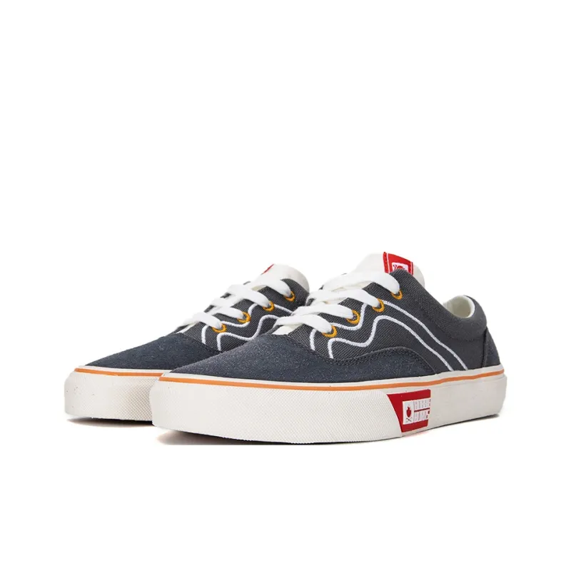 BOBBIE BURNS Anti-Slip Wear-Resistant Low-Top Canvas Shoes Unisex Gray-2