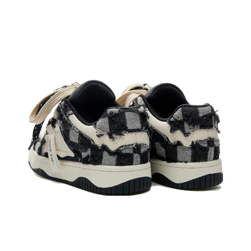 HLA JEANS Abrasion Resistant Breathable Slip Resistant Low Top Skateboard Shoes Unisex-4