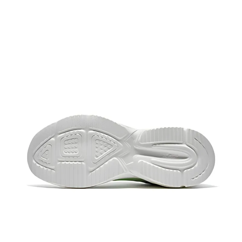 XTEP Anti-Slip And Wear-Resistant Breathable Low-Top Running Shoes Men's White Blue Green-3