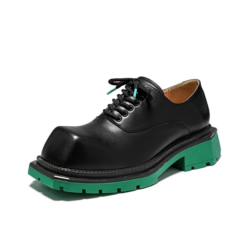 Cachiotti Men's Casual Shoes Men Low Top Black/Green-4