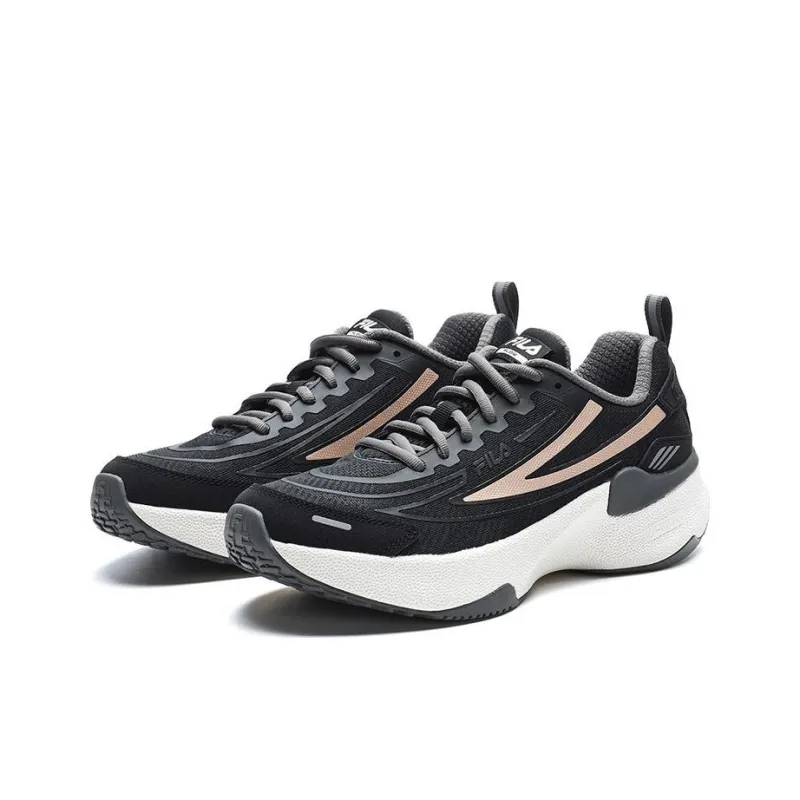 FILA Flow Running Shoes 'Core Black Pink' Women's-2