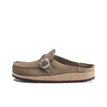 Birkenstock Buckley Suede Leather 'Gray Taupe' Women's