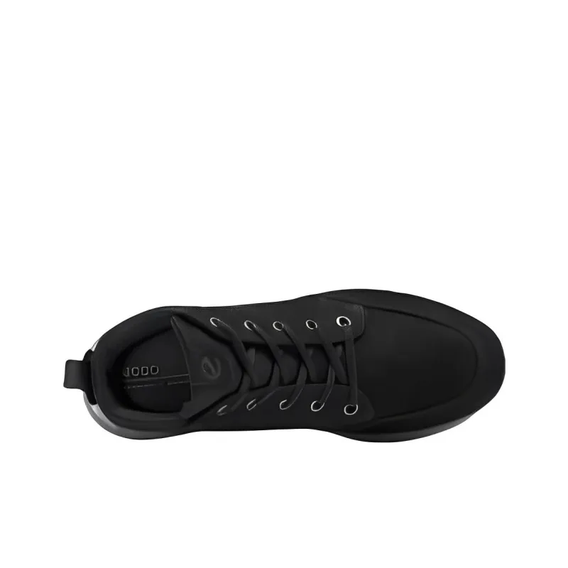 Ecco Elegant Light Collection High Top Chunky Sneakers Men's Black-2