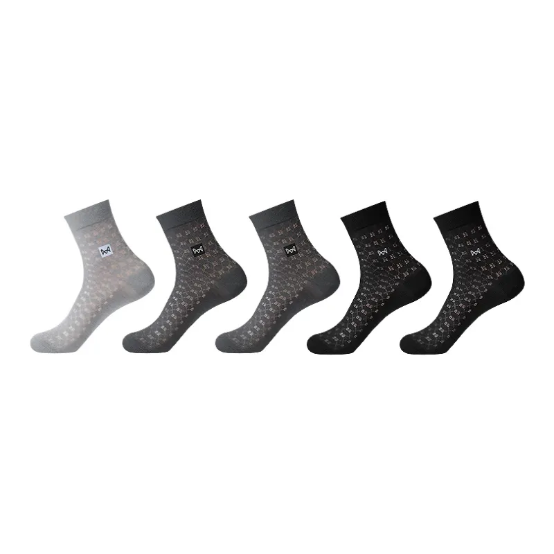 MIIOW Mid Calf Socks Men's 5 Pack-3