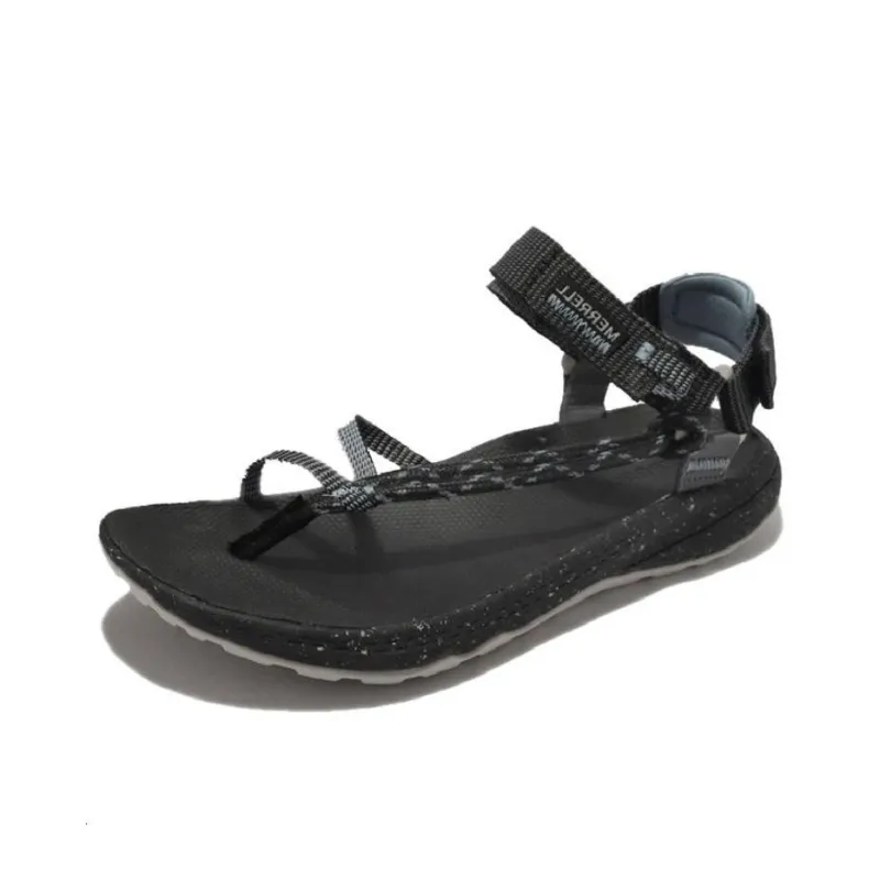 MERRELL BRAVADA CORD WRAP Beach Sandals Women's Black-0