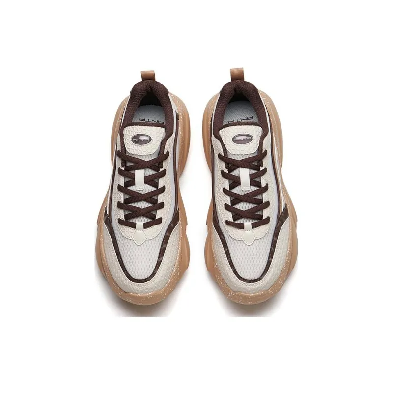 Anta Low-Top Casual Shoes Women's Gray Mocha-2