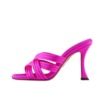 AQUAZZURA Oahu 95mm Satin Sandals