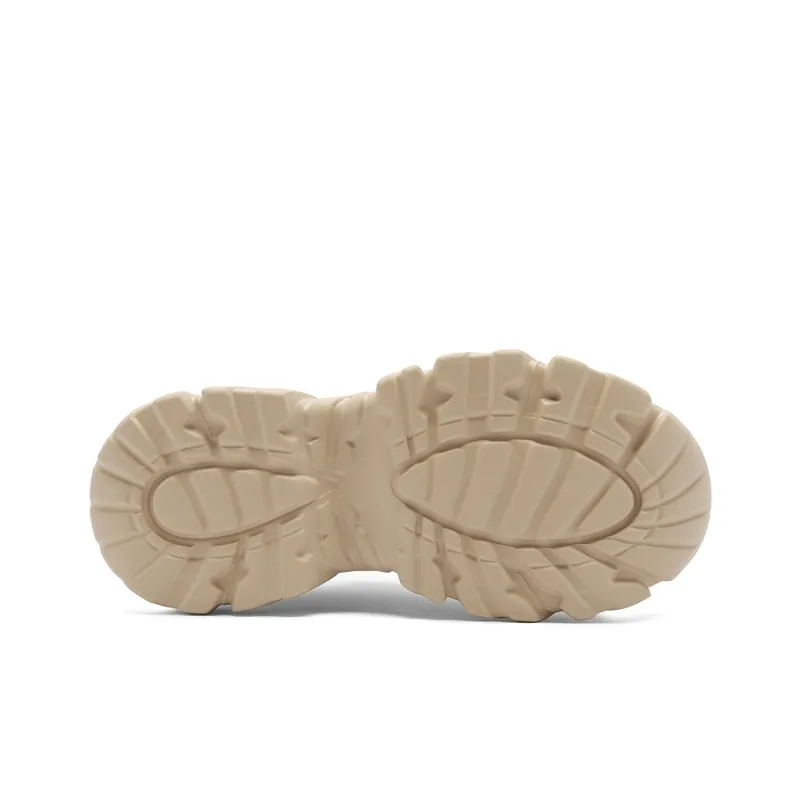C°BANNER Low Top Chunky Sneakers Women's Beige Apricot-4
