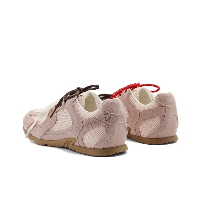BELLE Abrasion Resistant Low Top Casual Shoes Women's Gray, Pink, Apricot-3