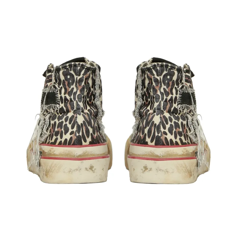 ARTICLE NO. Skateboard Shoes Unisex High Top Giraffe Pattern-3