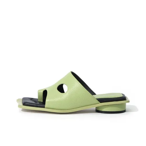 IT'S TOASTED Slide Slippers Women's Fruit Green/Black