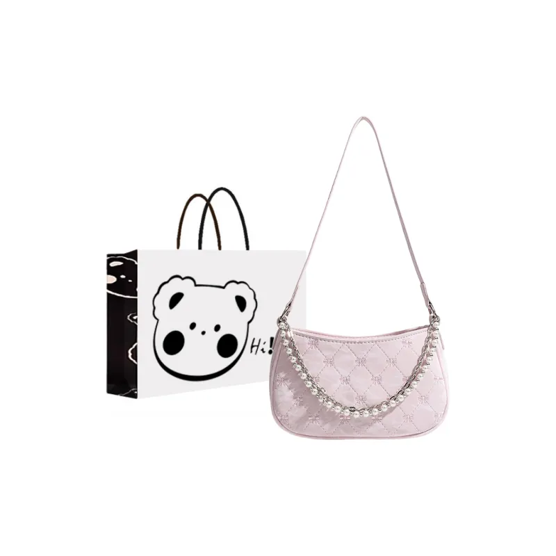 NX DOUGHNUT PU Portable Crossbody Bag, Shoulder Bag Regular Women's Pink-4