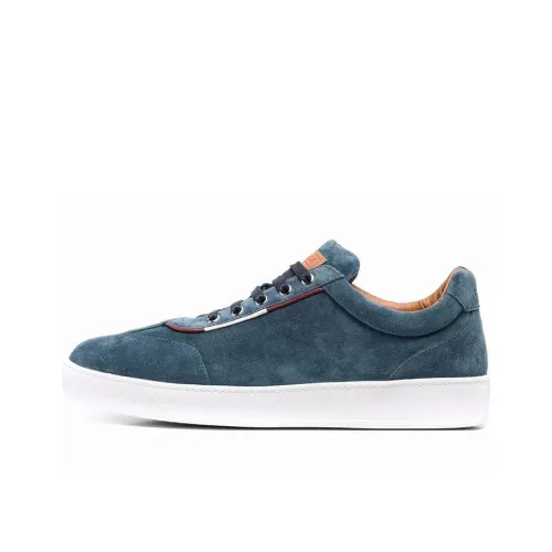 BALLY Skateboard Shoes Men Low-Top Blue