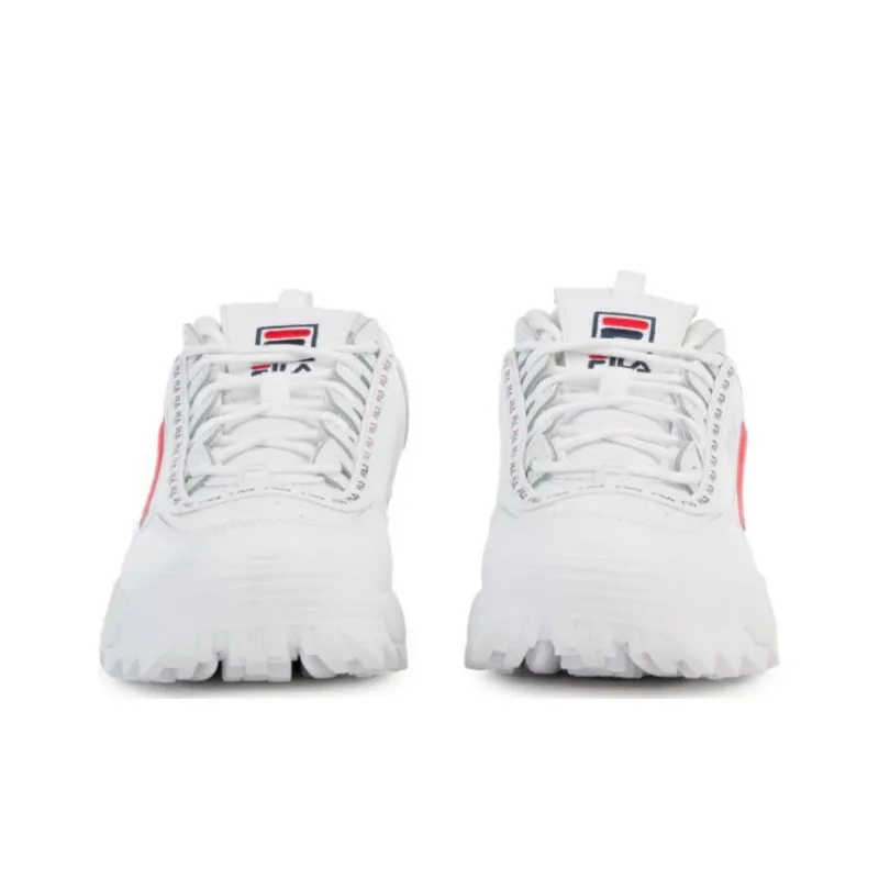 FILA Women's Disruptor 2 'White Navy Red'-5