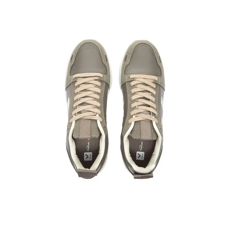 RICK OWENS x VEJA Honey Low-Top Casual Shoes Unisex Gray White-3