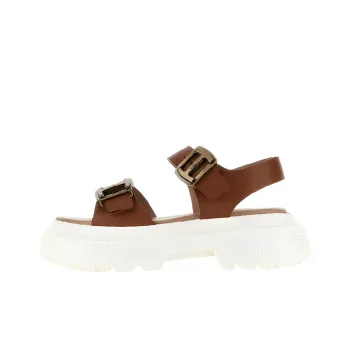 HOGAN Leather Strappy Sandals