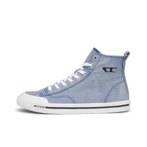 DIESEL Skateboard Shoes Women's High-Top Blue