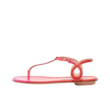 AQUAZZURA Almost Bare Flat Sandals