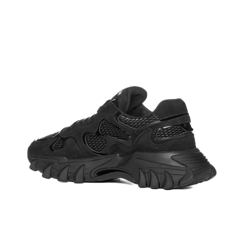 BALMAIN Slip Resistant Low Top Casual Shoes Men's Black-3