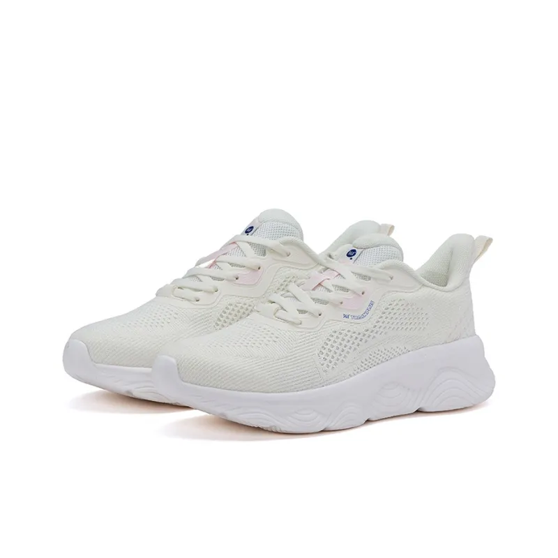 361° Casual Shoes Women's Low-Top Feather White/Pure White Pink-2