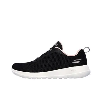 Skechers GO WALK Anti-Slip And Wear-Resistant Lightweight Low-Top Casual Shoes Women's Black Pink