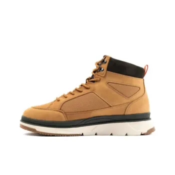 Palladium Anti Slip Wear Resistant High Top Skateboard Shoes Women's Light Brown
