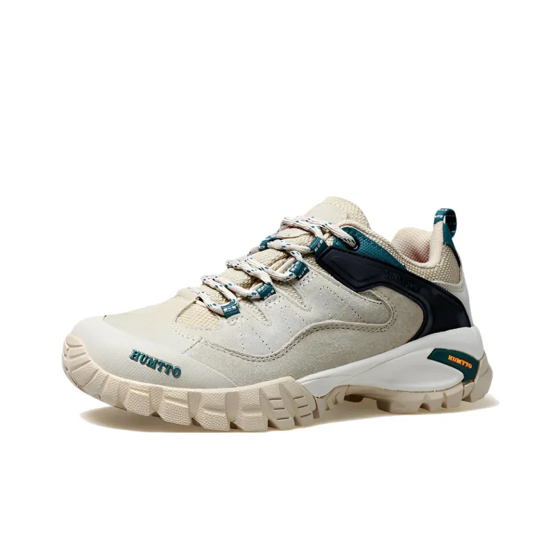 HUMTTO Anti Slip And Wear Resistant Breathable Low Top Outdoor Shoes Women's Beige-2