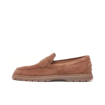 TOD'S Penny Logo Embossed Loafers