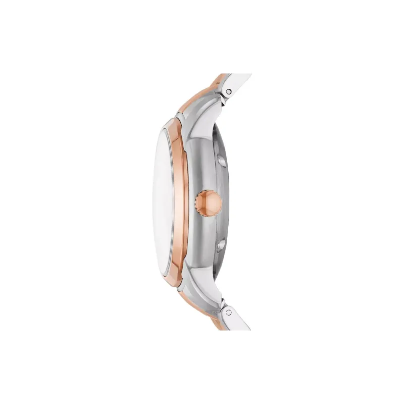 FOSSIL Heritage Collection Wrist Watch Automatic Mechanical Movement Stainless Steel Strap 38mm Silver Dial Unisex-1