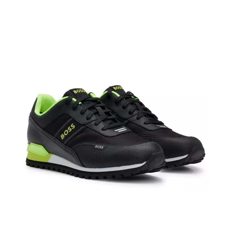 HUGO BOSS Wear-Resistant Low-Top Sports Casual Shoes Men's Black-2