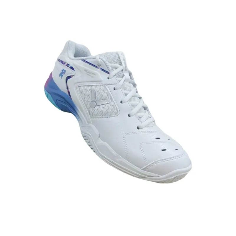 VICTOR 9200 Packs Slip Resistant Breathable Moisture Wicking Low Top Badminton Shoes Unisex White-3