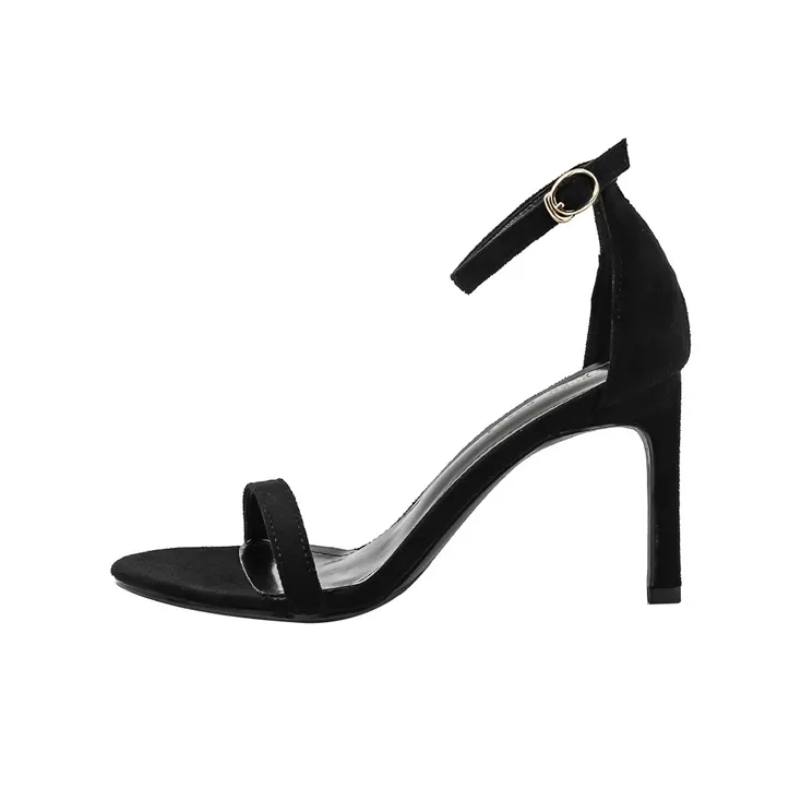 Luji One Strap Sandals 6cm/8cm/10cm Women's Black/Apricot/Black Flash/Silver/Champagne Gold-5