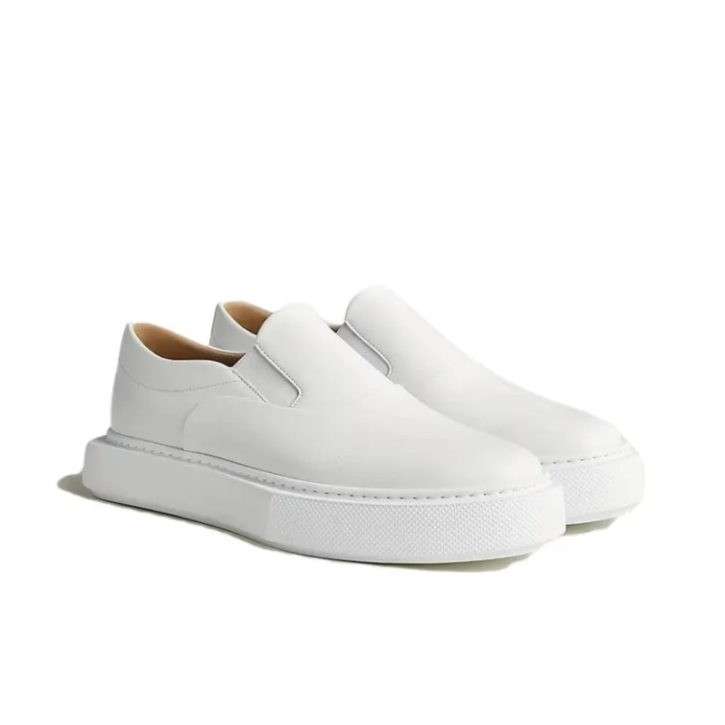 HERMES Loafers Men White-2