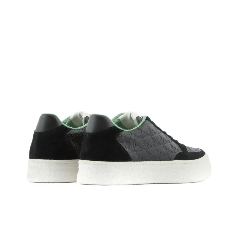 EMPORIO ARMANI Stylish Skateboarding Shoes Men's Black-3