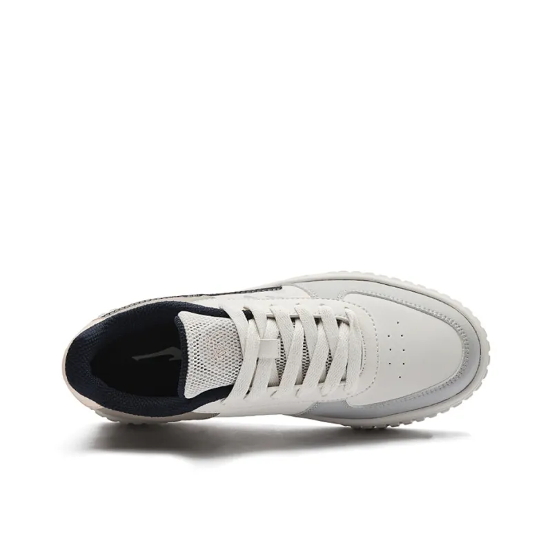 Erke Wear Resistant Slip Resistant Lightweight Low Top Skateboard Shoes Women's Asphalt Gray-3