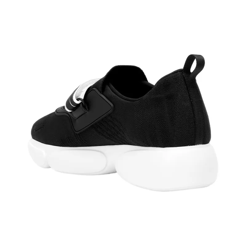 PRADA Cloudbust Rubber And Leather Sneakers 'Black White' Women's-4