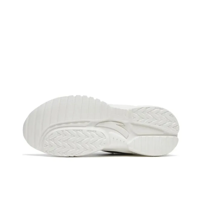 Anta Chao Bai TD Cushioning Anti Slip And Wear Resistant Low Top Sports Casual Shoes Women's White Black-4