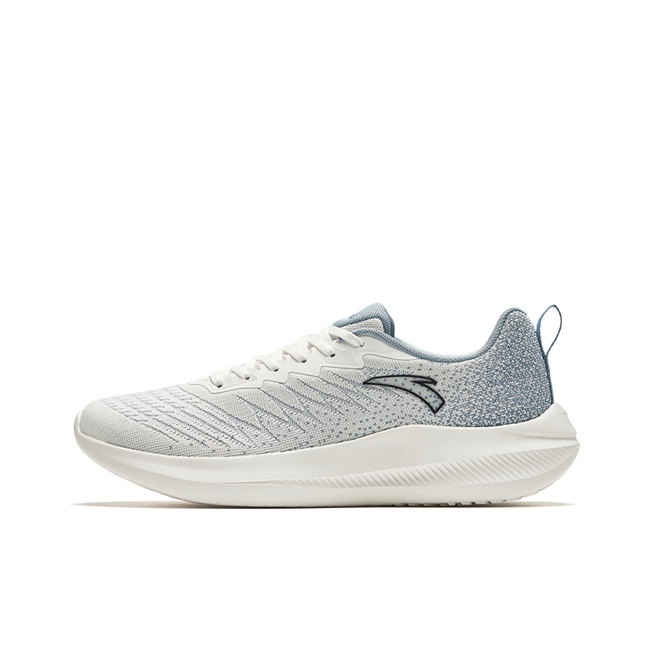 ANTA Running Shoes Men Low-Top White Blue US M 9.5 - POIZON