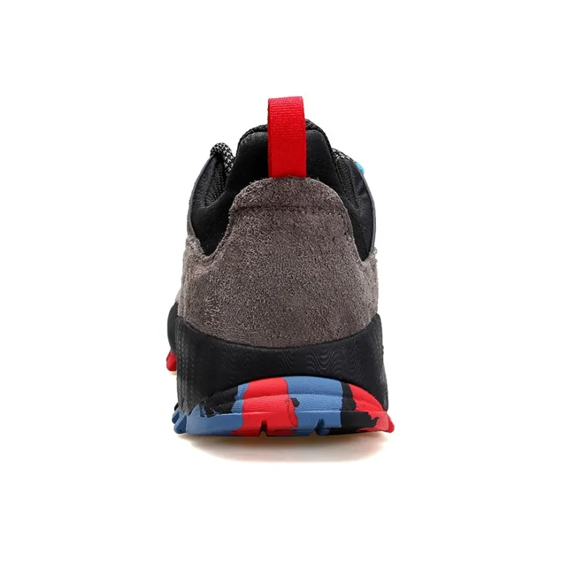 HUMTTO Cushioning, Slip Resistant, And Abrasion Resistant Low Top Outdoor Shoes Black Gray-3
